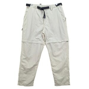 The North Face Womens Nylon‎ Convertible Zip Trousers Pants Belted Hiking Size L